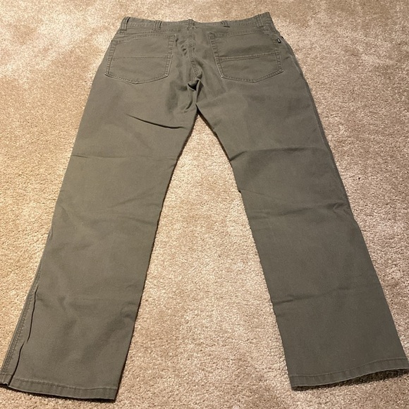Howler Brothers Frontside 5 Pocket Pants Cotton Oregano Olive Size W30 x L28 - Picture 6 of 10